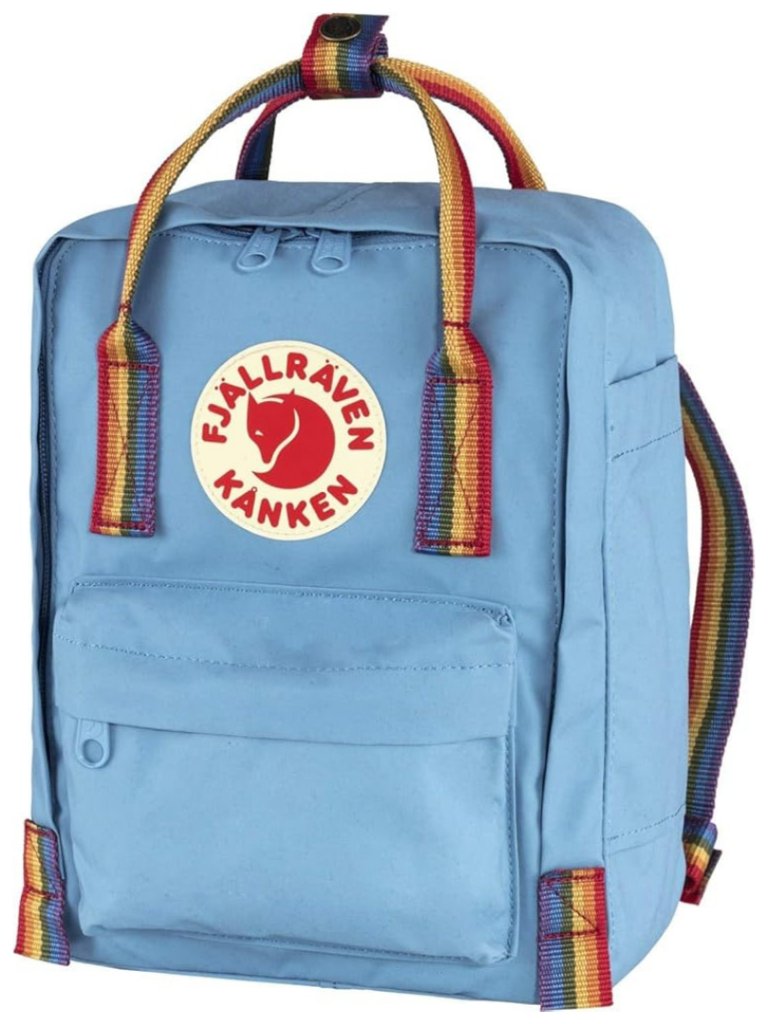 Fjllrven Knken Blue And Rainbow Mini Backpack